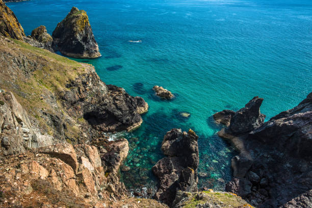 istock Dramatic scenery at Kynance Cove 1199879831
