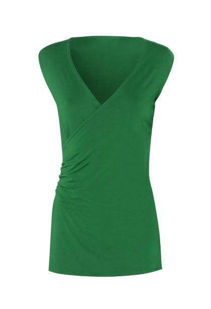 istock Green gown isolated 1199880673