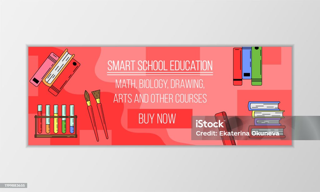 Development Courses Banner Vector Education Courses Banner Concept Modern Illustration For Design ...