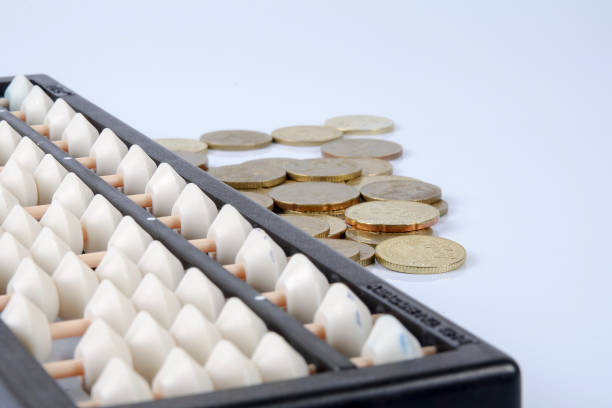 istock Abacus and coins. Business concept 1199888757
