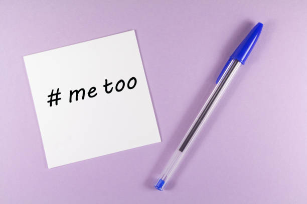 istock Pen, paper with me too 1199894059