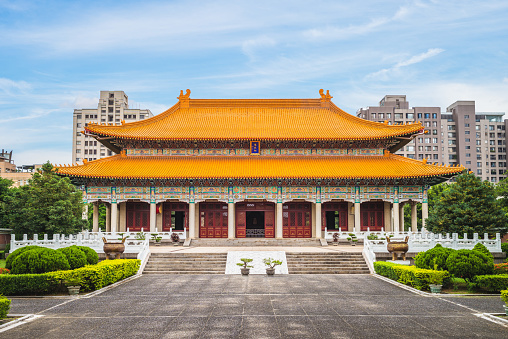 Main hall of Martyrs' shrine in Taichung, Taiwan