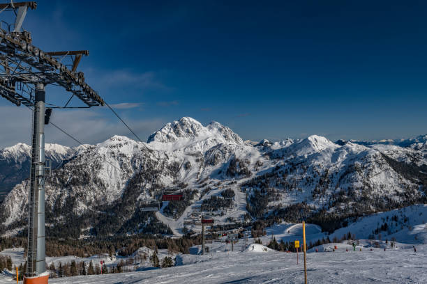 istock Winter view of Mount Gartnerkofel, Nassfeld, Carnic Alps, Austria 1199902354