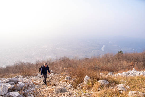 Senior Man Hiking