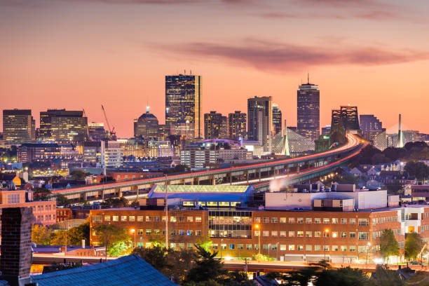 istock Boston, Massachusetts, USA Skyline at Dusk 1199907898