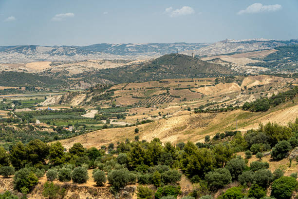 istock Landscape from Tursi, old village in Basilicata 1199910012