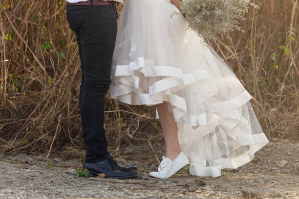 istock feet of romantic couple 1199911390