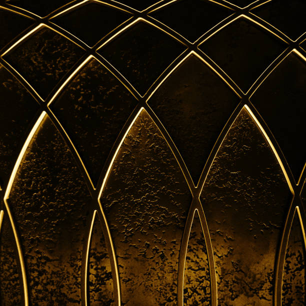 istock Abstract art deco geometric background 1199912715