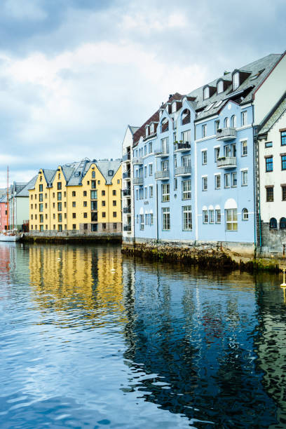 istock Waterfront of Alesund town, Norway 1199912970