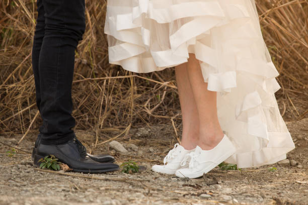 istock feet of romantic couple 1199913035