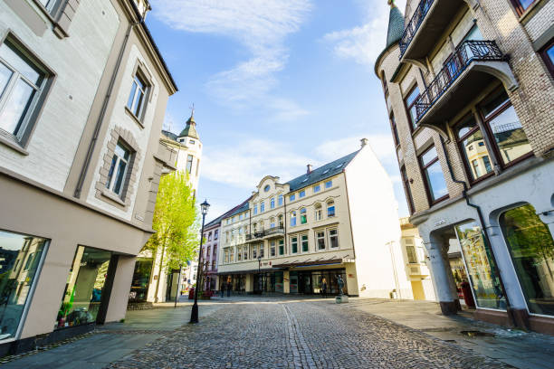 istock Charming and colorful Alesund Norway 1199913145