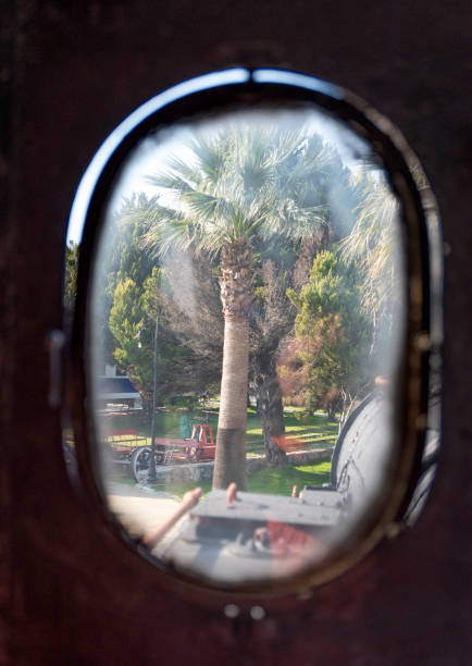 istock view of an old rusty train from the window 1199913154