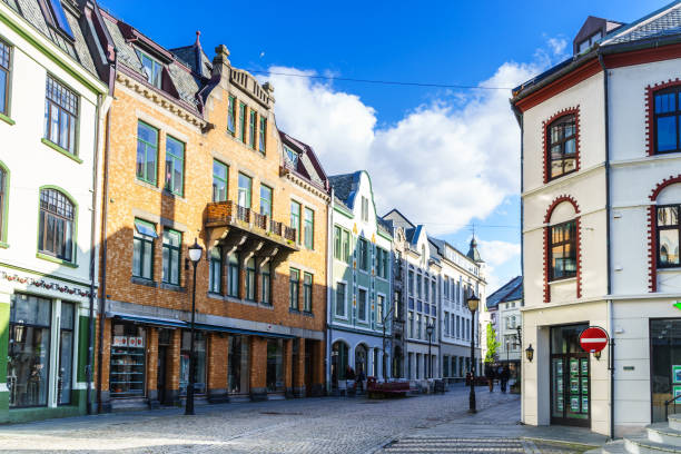 istock Charming and colorful Alesund Norway 1199915271