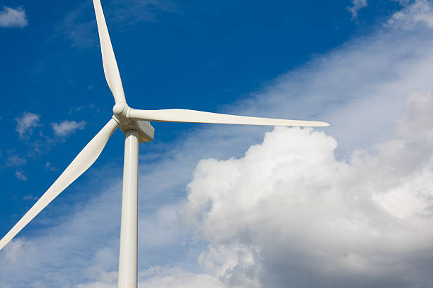 istock Eolic turbines and clean energy concept 119991730