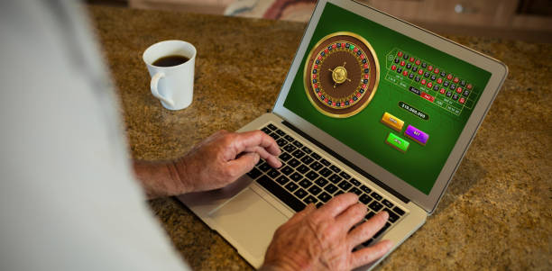 istock Composite image of online roulette game 1199921641