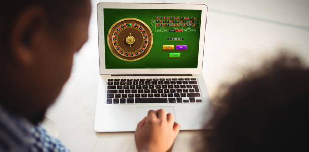 istock Composite image of online roulette game 1199922028