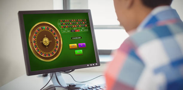 istock Composite image of online roulette game 1199922151