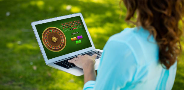 istock Composite image of online roulette game 1199922301