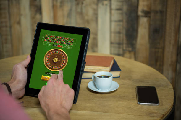 istock Composite image of online roulette game 1199922385