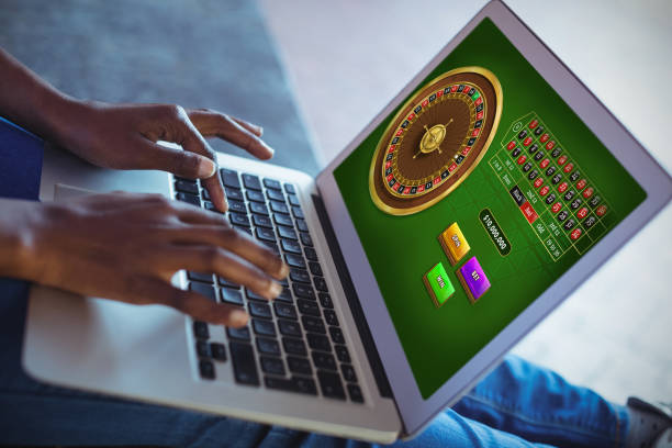 istock Composite image of online roulette game 1199922430