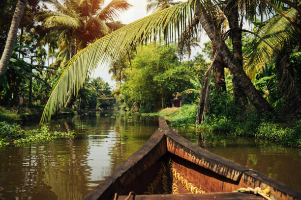 istock Traditional local boat on Alleppey backwaters 1199922488