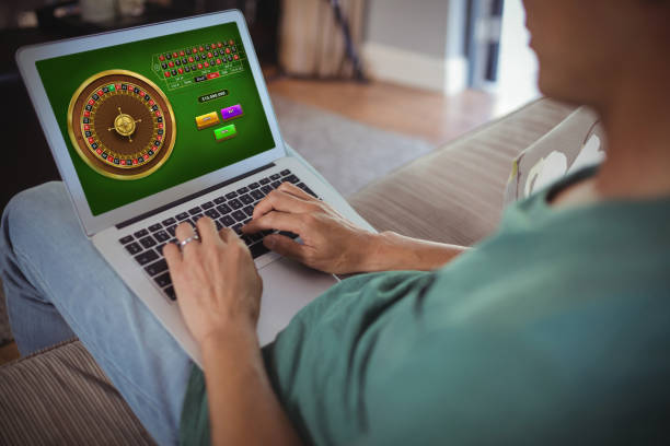 istock Composite image of online roulette game 1199923512