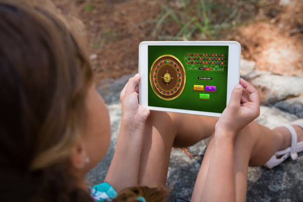 istock Composite image of online roulette game 1199923524