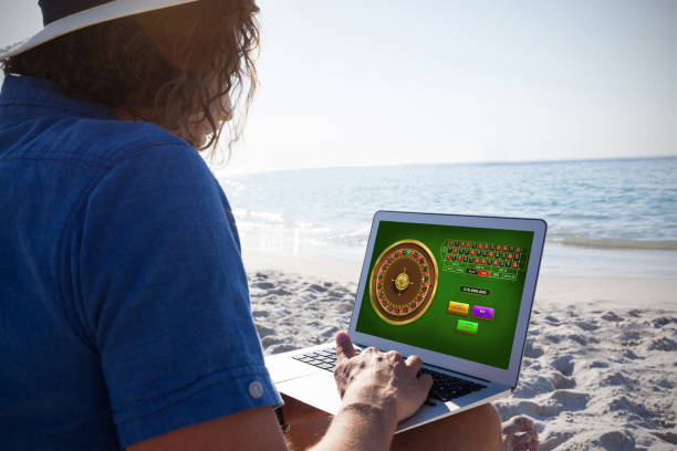 istock Composite image of online roulette game 1199923590