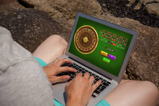 istock Composite image of online roulette game 1199923622
