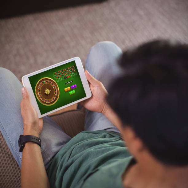 istock Composite image of online roulette game 1199924042