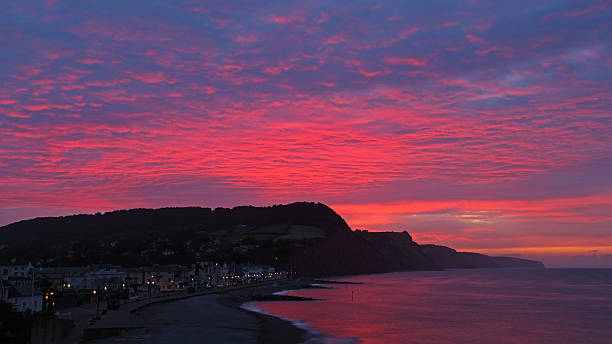 istock Sidmouth fiery sunrise 119992676