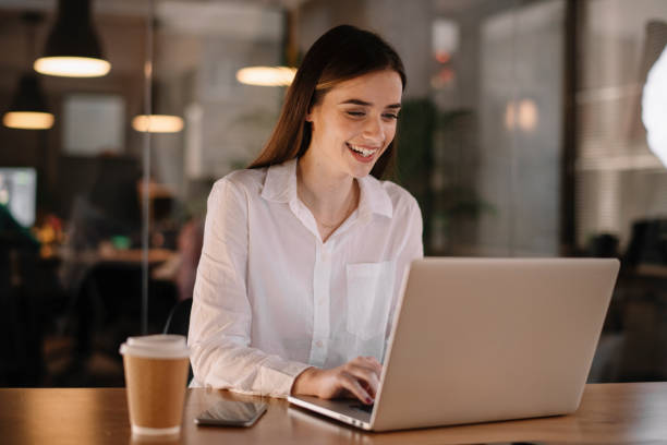istock Business woman working on the computer in the office 1199927669