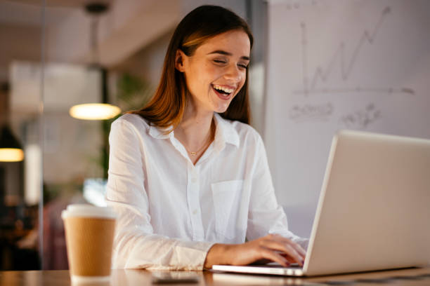 istock Business woman working on the computer in the office 1199928126