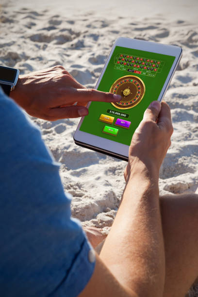 istock Composite image of online roulette game 1199930398