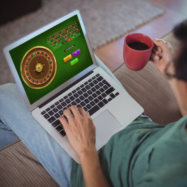 istock Composite image of online roulette game 1199930415
