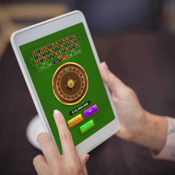 istock Composite image of online roulette game 1199930426