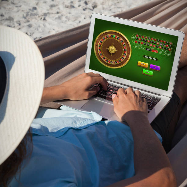 istock Composite image of online roulette game 1199930439