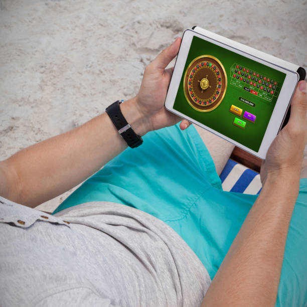 istock Composite image of online roulette game 1199930442