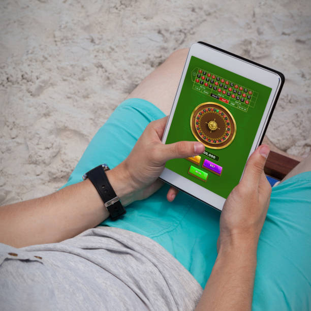 istock Composite image of online roulette game 1199930451
