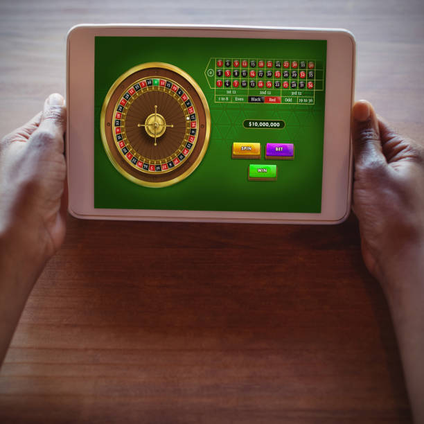 istock Composite image of online roulette game 1199930484