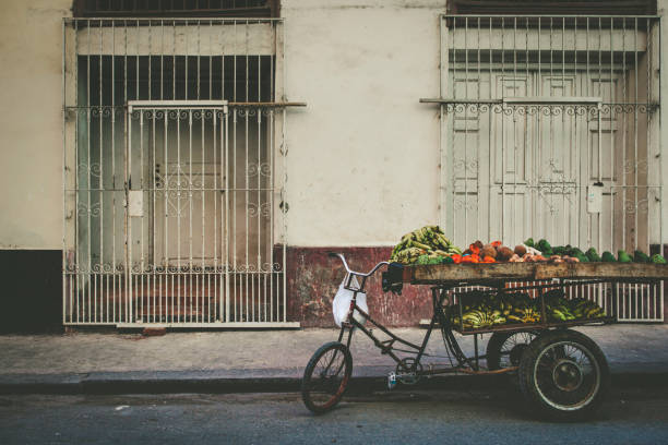 istock fruit delivery bicycle in havana, cuba 1199932888