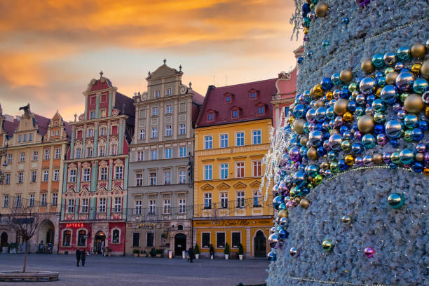 istock Wroclaw old market square at sunset 1199940111