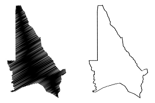 Karte Des Departamento Kouffo Stock Vektor Art und mehr Bilder von