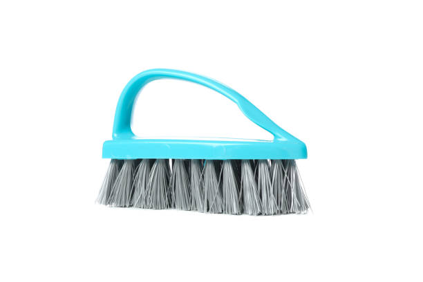 istock Blue cleaning brush isolated on white background 1199942584