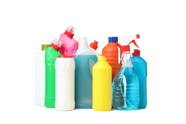 istock Group of bottles with detergent isolated on white background 1199942685