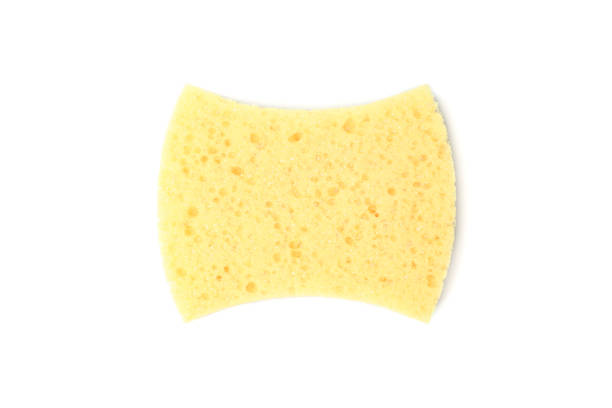 istock Sponge for washing dishes isolated on white background 1199943114