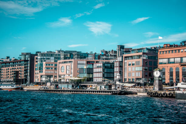 istock Aker Brygge Harbour In Oslo, Norway 1199953831