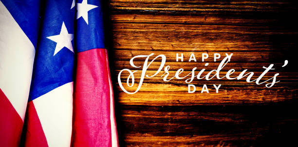 istock Composite image of happy presidents day. vector typography 1199955290