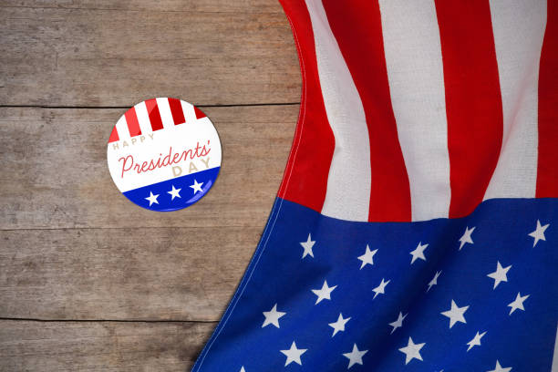 istock Composite image of happy presidents day. vector typography 1199957209