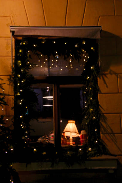 istock The window is decorated for Christmas 1199958993